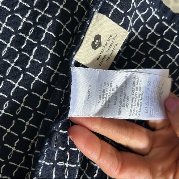 Madewell Dobby V-Neck midi tiered dress - Picture 11 of 12